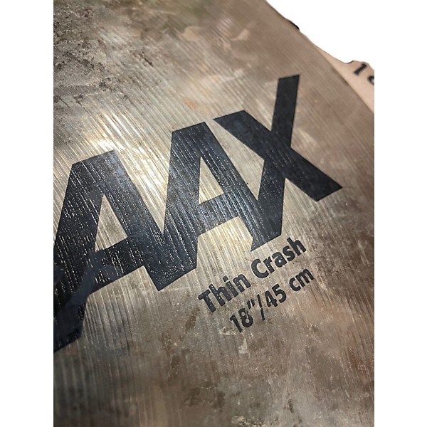 Used SABIAN Used SABIAN AAX THIN CRASH Cymbal