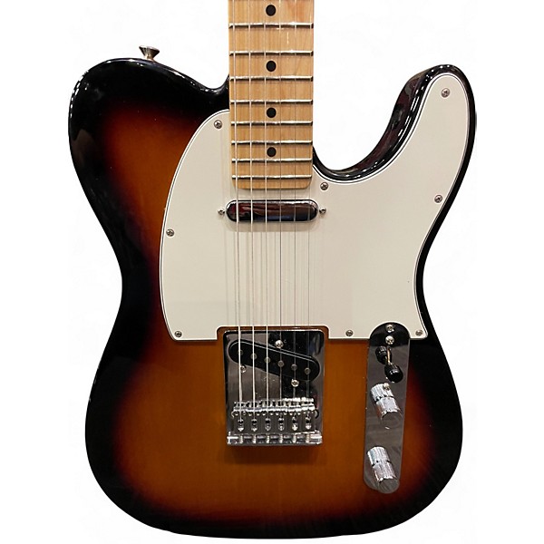 Used Fender Player Telecaster 2 Tone Sunburst Solid Body Electric Guitar