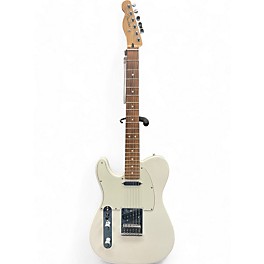 Used Fender Player Telecaster LH White Solid Body Electric Guitar