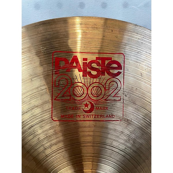 Used Paiste Used Paiste 18in 2002 Medium Crash Cymbal