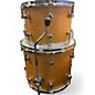 Used Sugar Percussion Used Sugar Percussion Alaskan Yellow Cedar Stave Satin Natural Drum Kit