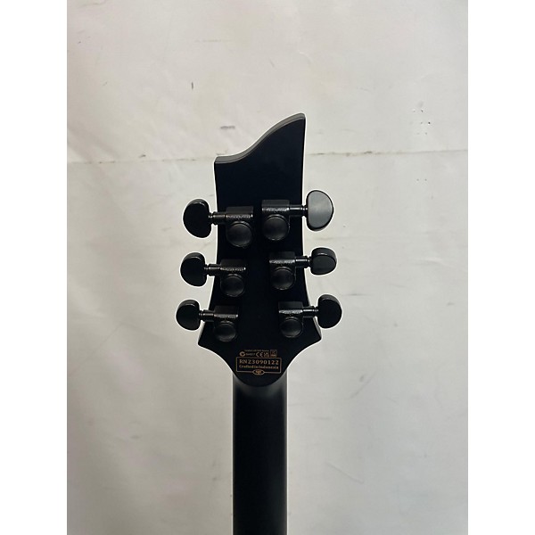 Used Schecter Guitar Research Used Schecter Guitar Research C1 BLACKOUT Satin Black Solid Body Electric Guitar