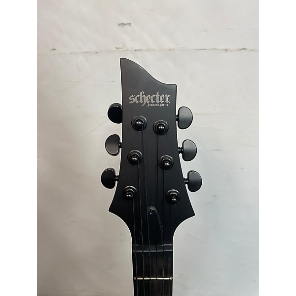 Used Schecter Guitar Research Used Schecter Guitar Research C1 BLACKOUT Satin Black Solid Body Electric Guitar