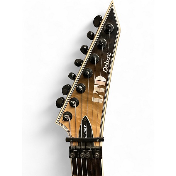 Used ESP LTD MH1007 Black Fade Solid Body Electric Guitar