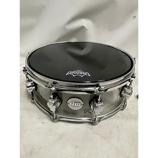 Used DW Used DW 5.5X14 Design Series Acrylic Snare Drum Clear