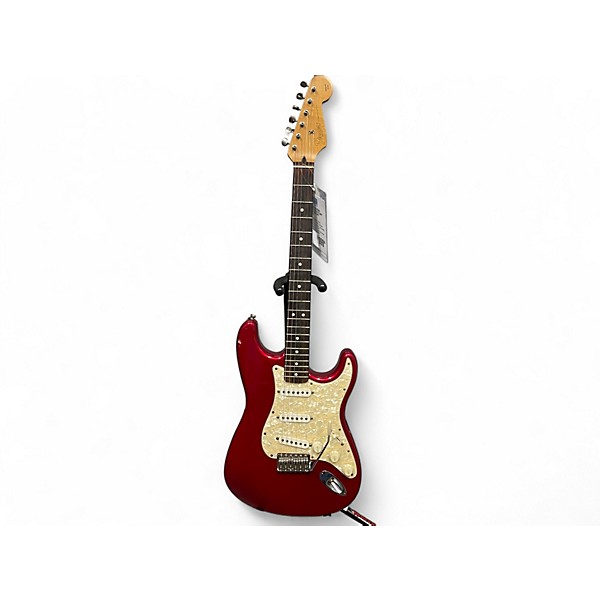 Used Fender Used Fender California Series Stratocaster Candy Apple Red Solid Body Electric Guitar