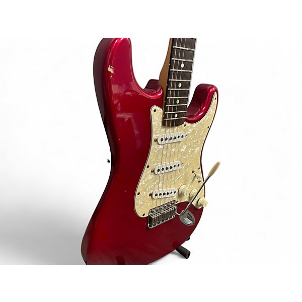 Used Fender Used Fender California Series Stratocaster Candy Apple Red Solid Body Electric Guitar