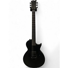 Used Ltd EC- BLACK METAL Flat Black Solid Body Electric Guitar