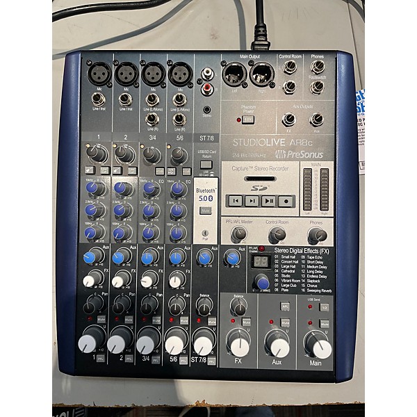 Used PreSonus Used PreSonus Studio Live AR8C Unpowered Mixer