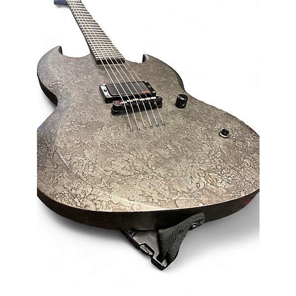Used Esp Ltd RM-600 Gunmetal Gray Solid Body Electric Guitar