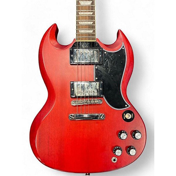 Used Epiphone Inspired By Gibson Custom SG Les Paul Solid Body Electric Guitar Heritage Cherry Solid Body Electric Guitar