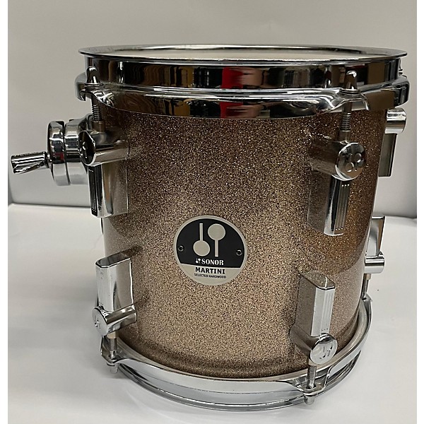 Used SONOR 4 piece MARTINI GOLD SPARKLE Drum Kit