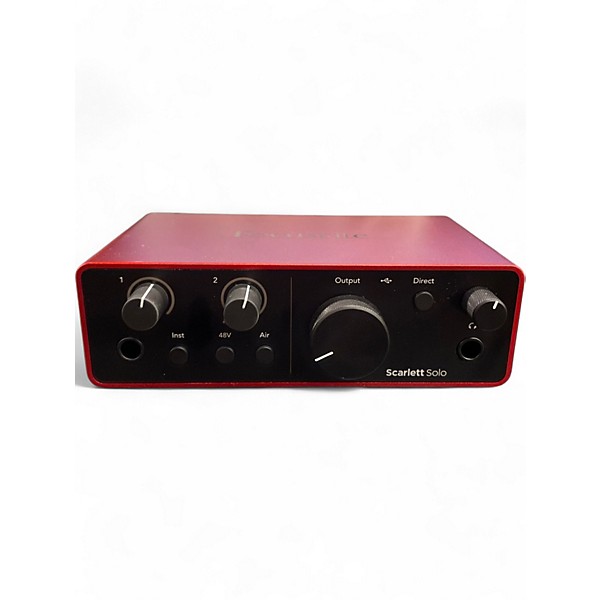 Used Focusrite Used Focusrite Scarlett Solo 4th Gen Audio Interface