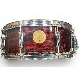 Used Pearl Used Pearl 5.5X14 SST Limited Edition Drum Strata Red