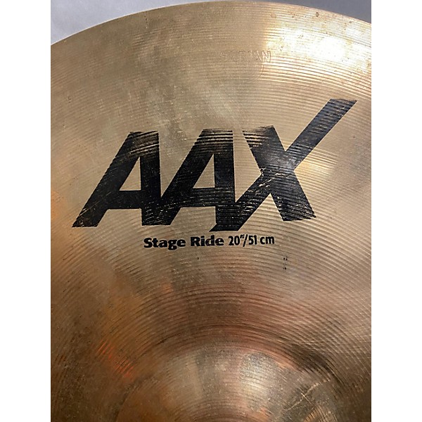 Used SABIAN Used SABIAN 20in AAX Stage Ride Cymbal