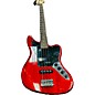 Used Squier Used Squier Vintage Modified Jaguar Bass Red Electric Bass Guitar