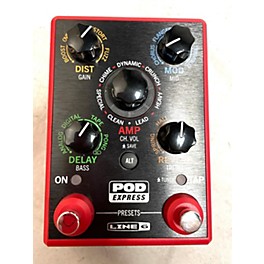 Used Line 6 Used Line 6 Pod Express Bass Bass Effect Pedal