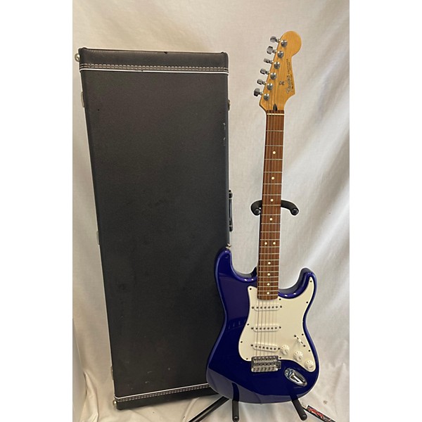 Used Fender Used Fender Standard Stratocaster Blue Solid Body Electric Guitar