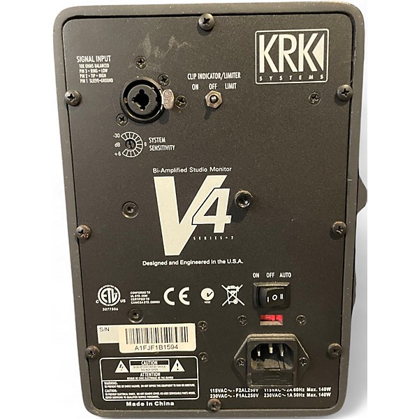 Used KRK V4 PAIR Powered Monitor