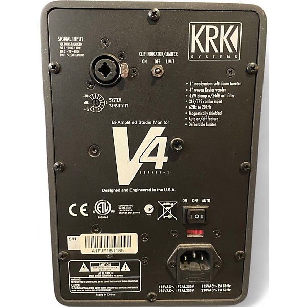 Used KRK V4 PAIR Powered Monitor