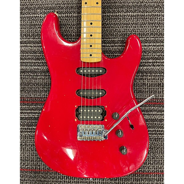 Used Squier Used Squier Stratocaster II Contemporary HSS Torino Red Solid Body Electric Guitar