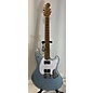 Used Sterling by Music Man Used Sterling By Music Man STINGRAY HH Metallic Gray Solid Body Electric Guitar thumbnail