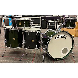 Used Gretsch Drums Used Gretsch Drums 5 piece 135th Anniversary Broadkaster Dark Emerald Green Drum Kit