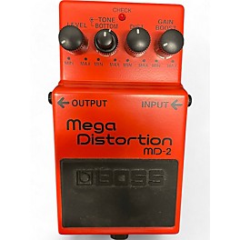 Used BOSS Used BOSS MD2 Mega Distortion Effect Pedal