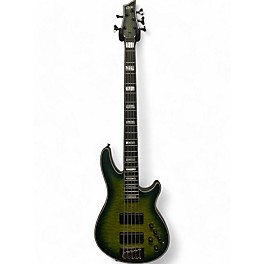 Used Schecter Guitar Research DANIEL FIRTH HELLRAISER EXTREME CTHULU BURST Electric Bass Guitar