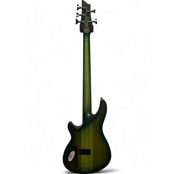 Used Schecter Guitar Research DANIEL FIRTH HELLRAISER EXTREME CTHULU BURST Electric Bass Guitar