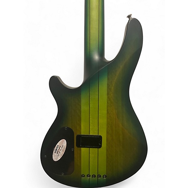 Used Schecter Guitar Research DANIEL FIRTH HELLRAISER EXTREME CTHULU BURST Electric Bass Guitar