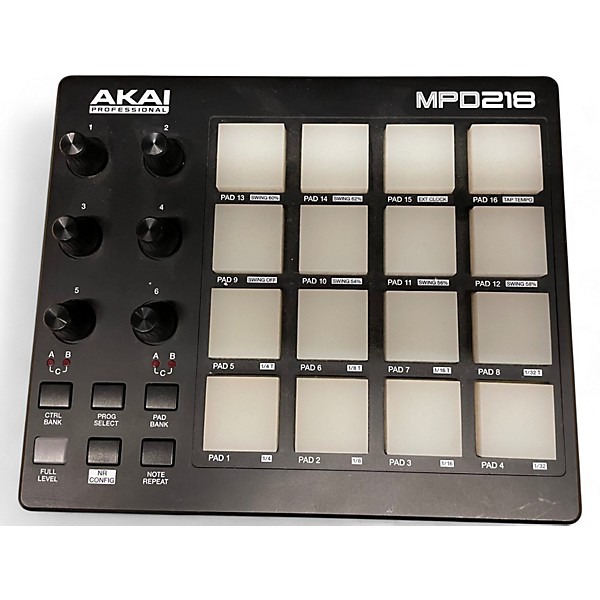 Used Akai Professional MPD218 MIDI Controller