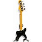 Used Fender Used Fender Jaguar Bass MIJ Black and White Electric Bass Guitar