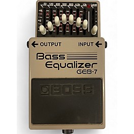 Used BOSS Used BOSS GEB7 7 Band Bass Equalizer Bass Effect Pedal