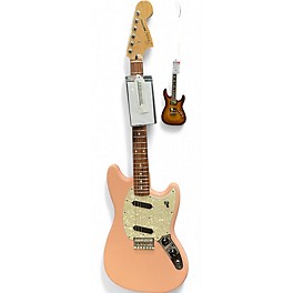 Used Fender Used Fender Mustang Shell Pink Solid Body Electric Guitar