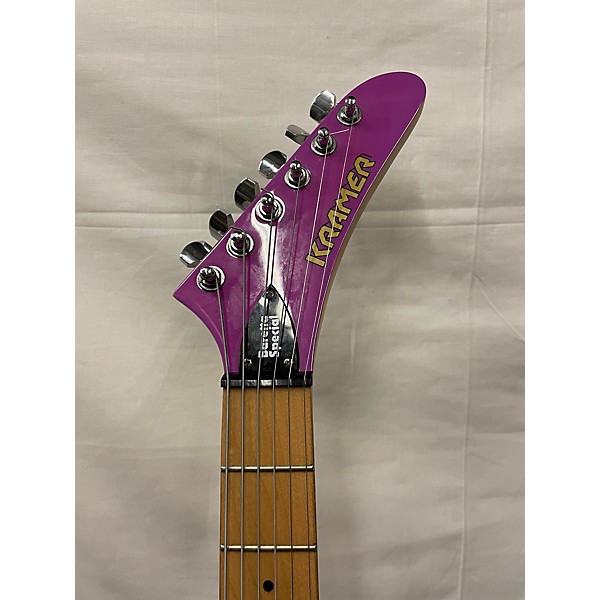 Used Kramer Used Kramer Baretta Special Purple Solid Body Electric Guitar