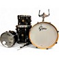 Used Gretsch Drums Used 1980s Gretsch Drums 4 piece American Progressive Jazz Black Drum Kit thumbnail