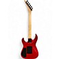 Used Jackson Used Jackson JS34Q Dinky Transparent Red Solid Body Electric Guitar