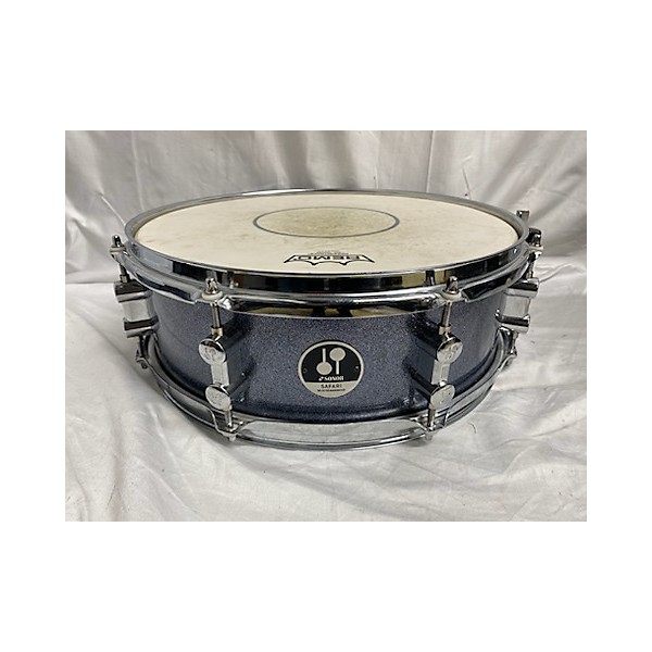 Used SONOR Used SONOR 5.5X14 Safari Snare Drum Blue