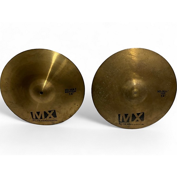 Used CB Percussion Used CB Percussion 14in Mx Hi Hat Pair Cymbal