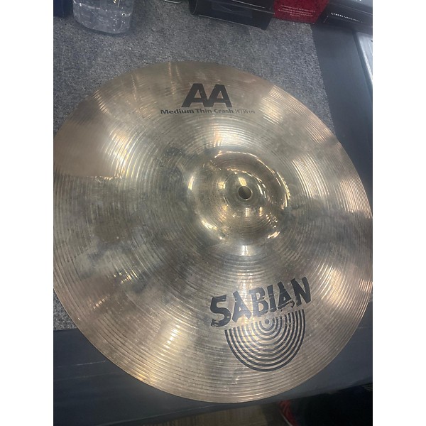 Used SABIAN Used SABIAN 14in AA Medium Thin Crash Cymbal