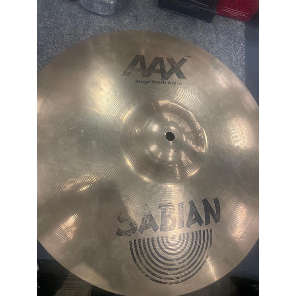 Used SABIAN Used SABIAN 16in AAX Stage Crash Cymbal