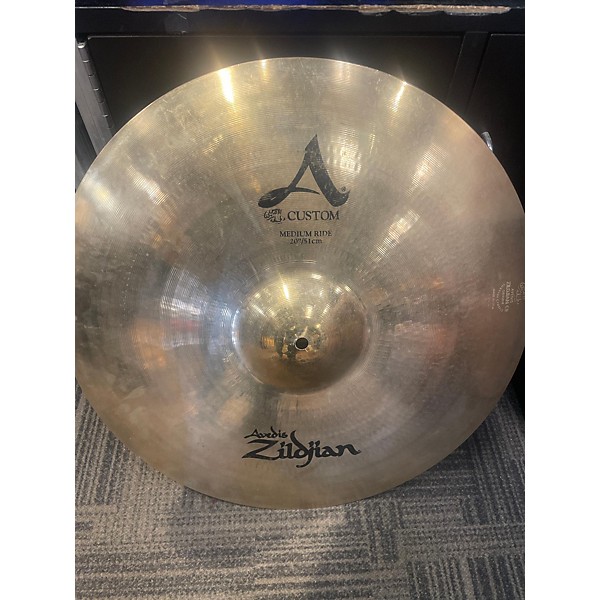 Used Zildjian Used Zildjian 20in A Custom Medium Ride Cymbal