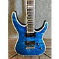 Used ESP Used ESP LTD MH1000 Deluxe W/fluence Blue Solid Body Electric Guitar