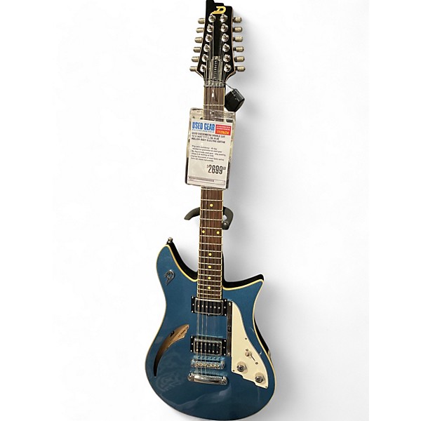 Used Duesenberg double cat 12 string Catalina blue Hollow Body Electric Guitar