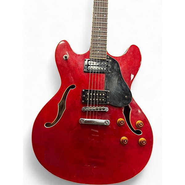 Used Washburn HB30 Cherry Hollow Body Electric Guitar