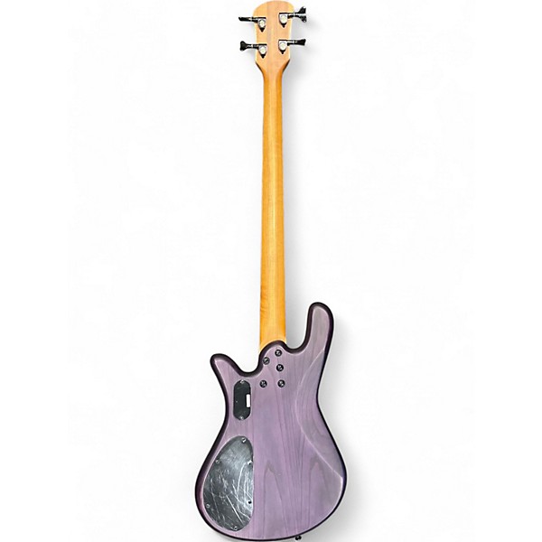 Used Spector NS Pulse Purple Electric Bass Guitar