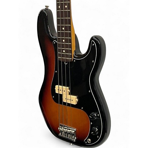 Used 2023 Fender American Professional II Precision Bass 3 Color Sunburst Electric Bass Guitar