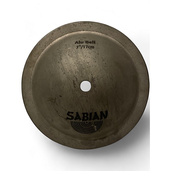 Used SABIAN 7in Aluminum Bell Cymbal