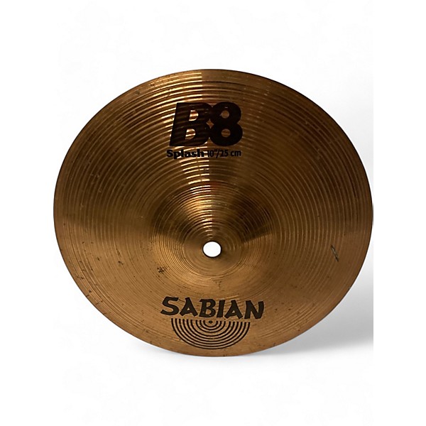 Used SABIAN 10in B8 Splash Cymbal